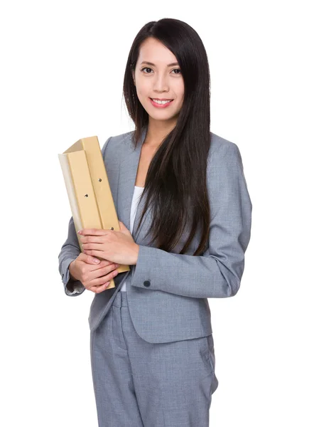 Joven asiática mujer de negocios traje — Foto de Stock