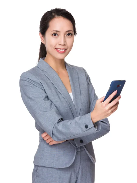 Young asian businesswoman in business suit — Stock Photo, Image