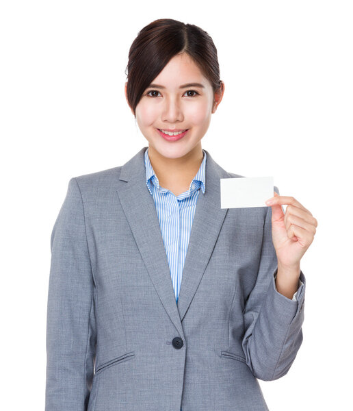 Young asian businesswoman in business suit