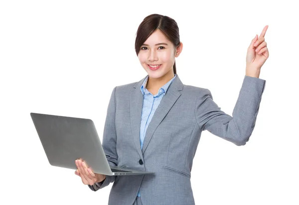 Young asian businesswoman in business suit — Stock Photo, Image