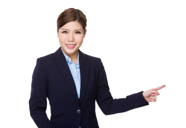 Joven asiática mujer de negocios traje — Foto de Stock