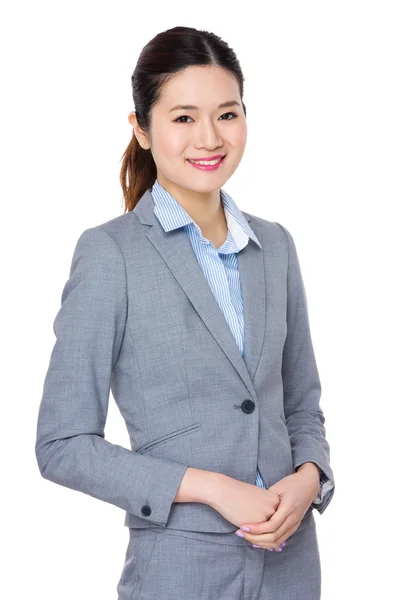 Junge asiatische Geschäftsfrau in Business-Anzug — Stockfoto