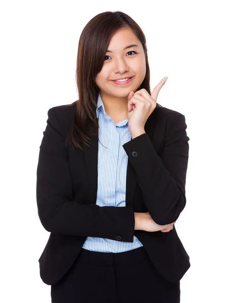 Junge asiatische Geschäftsfrau in Business-Anzug — Stockfoto