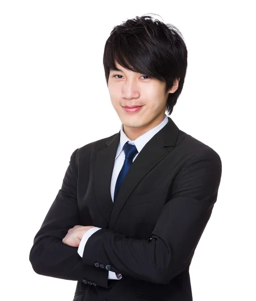 Junge asiatische Geschäftsmann in Business-Anzug — Stockfoto