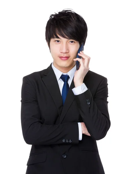 Young asian businessman in business suit — Stock Photo, Image