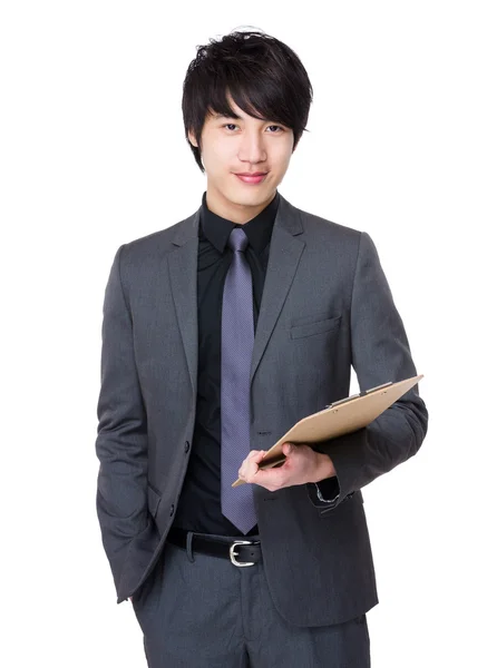 Young asian businessman in business suit Stock Image