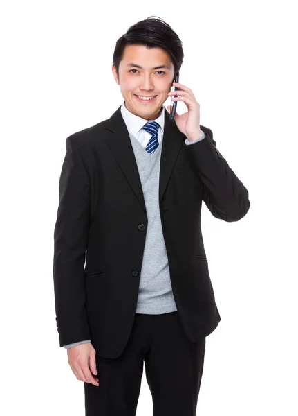 Junge asiatische Geschäftsmann in Business-Anzug — Stockfoto