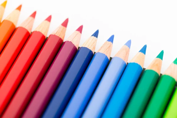 Lot of colorful pencils — Stock Photo, Image