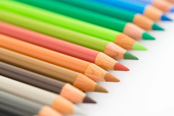 Lot of colorful pencils — Stock Photo, Image