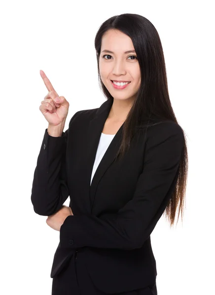 Joven asiática mujer de negocios traje — Foto de Stock