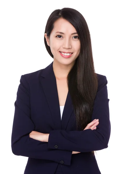 Young asian businesswoman in business suit — Stock Photo, Image