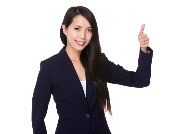 Young asian businesswoman in business suit — Stock Photo, Image