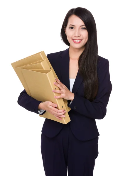 Young asian businesswoman in business suit — Stock Photo, Image