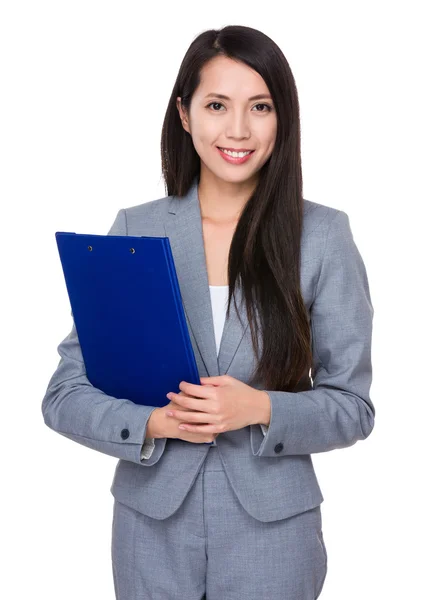 Joven asiática mujer de negocios traje — Foto de Stock