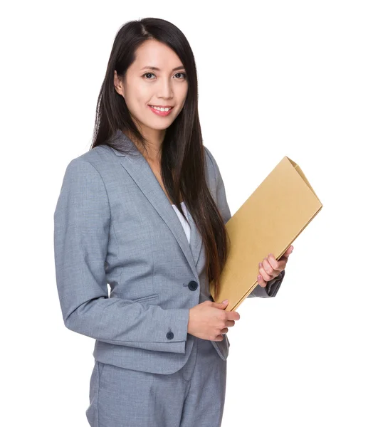 Joven asiática mujer de negocios traje — Foto de Stock