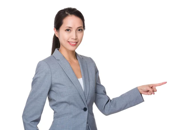 Joven asiática mujer de negocios traje — Foto de Stock