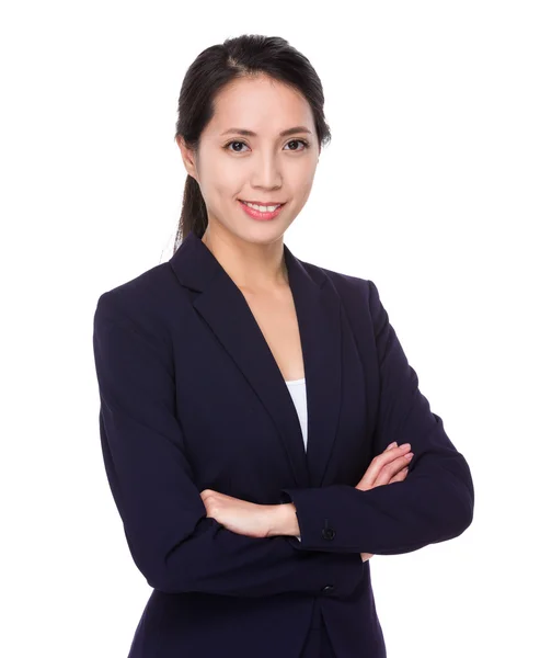 Junge asiatische Geschäftsfrau in Business-Anzug — Stockfoto