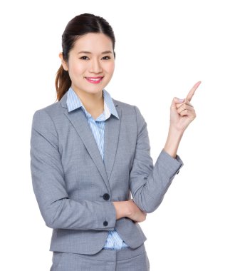 iş takım elbiseli genç Asyalı işkadını