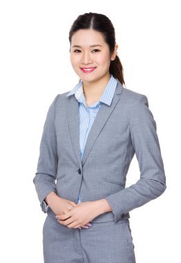 iş takım elbiseli genç Asyalı işkadını