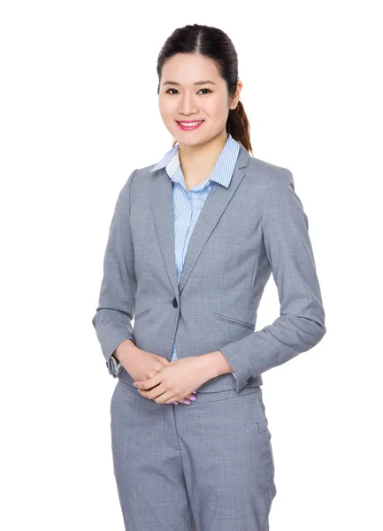 Junge asiatische Geschäftsfrau in Business-Anzug — Stockfoto