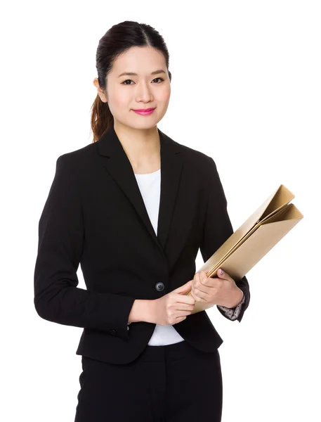 Joven asiática mujer de negocios traje — Foto de Stock