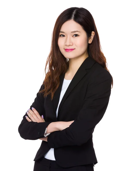 Junge asiatische Geschäftsfrau in Business-Anzug — Stockfoto