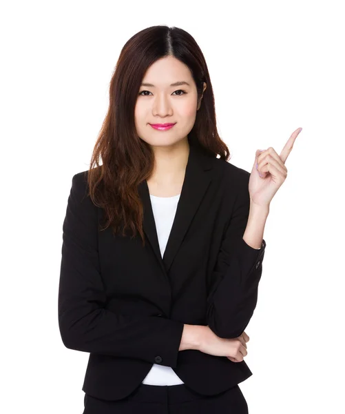 Jeune femme d'affaires asiatique en costume d'affaires — Photo