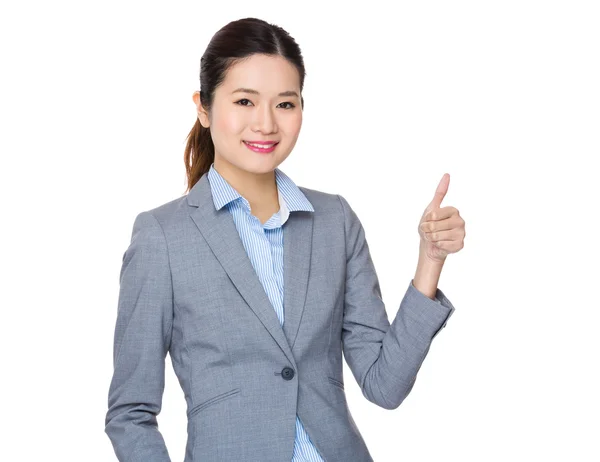 Joven asiática mujer de negocios traje — Foto de Stock