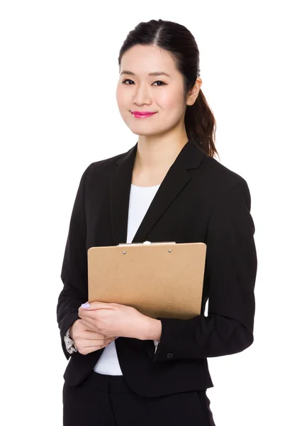 Joven asiática mujer de negocios traje — Foto de Stock