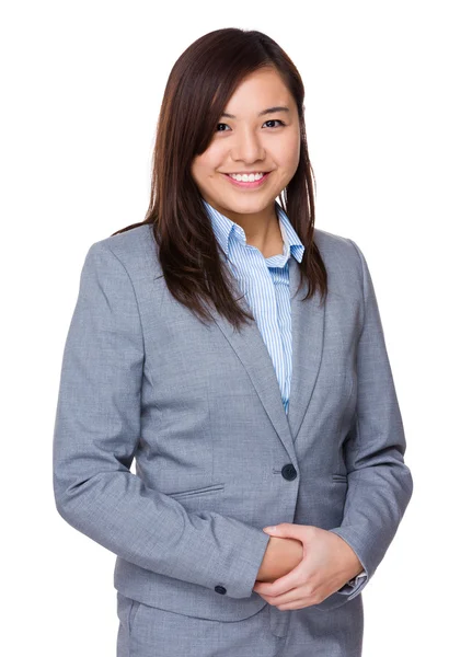 Young asian businesswoman in business suit — Stock Photo, Image