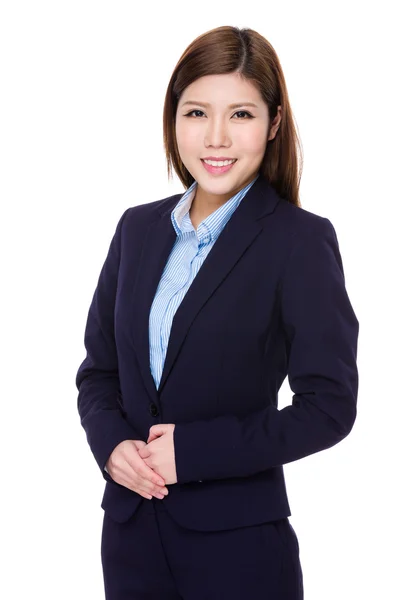 Young asian businesswoman in business suit — Stock Photo, Image