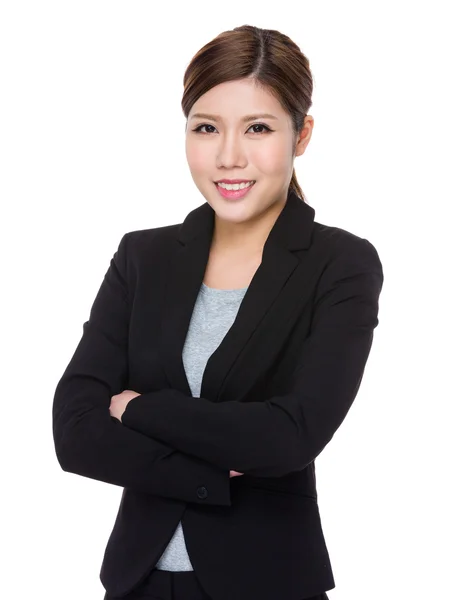 Junge asiatische Geschäftsfrau in Business-Anzug — Stockfoto