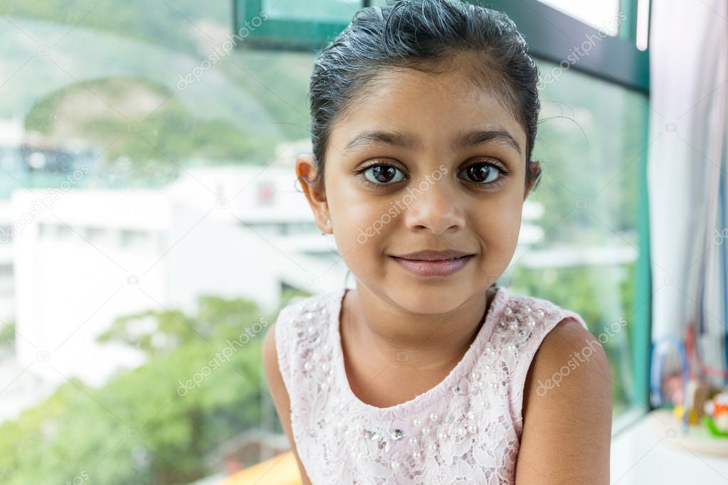 Beautiful little indian girl Stock Photo by ©leungchopan 92703982