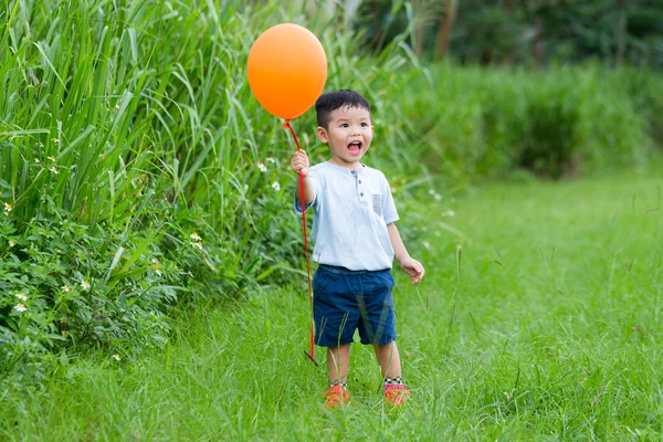 Carino asiatico piccolo ragazzo — Foto Stock