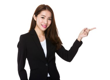 iş takım elbiseli genç Asyalı işkadını