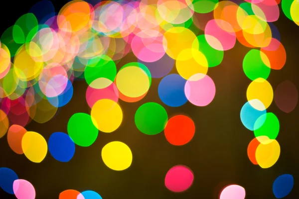 Bokeh luzes desfocadas — Fotografia de Stock