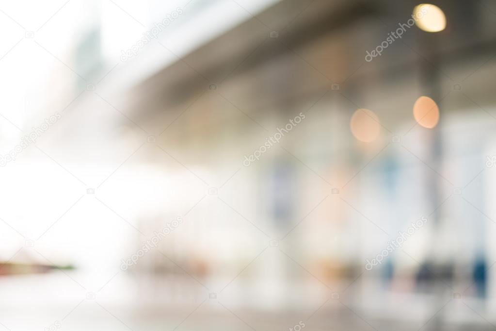 Blur store with bokeh background