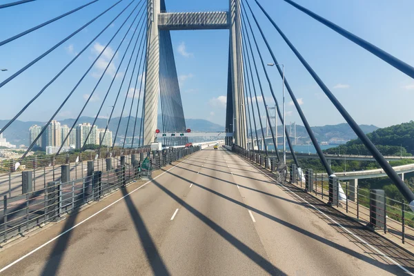 Puente colgante en Hong Kong — Foto de Stock