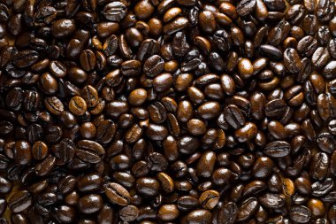 Kavrulmuş kahve çekirdeği.