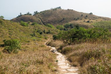 Zirveye çıkmayı yürüyüş yolu