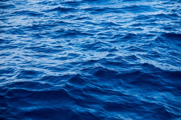 Blue sea surface and waves — Stock Photo, Image