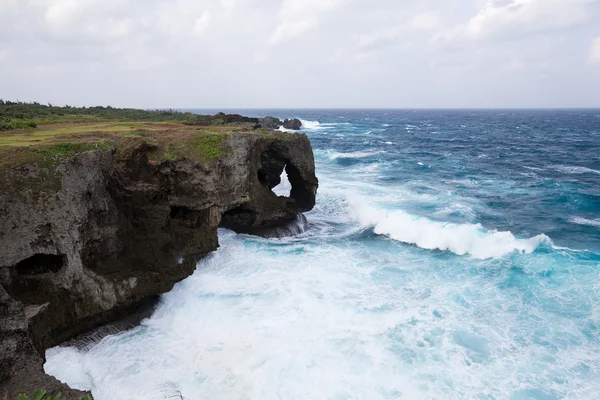 Manzamo capa em okinawa — Fotografia de Stock