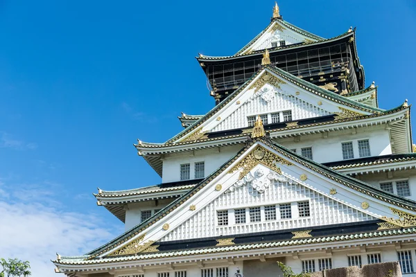 Tradiční hrad Osaka v Japonsku — Stock fotografie