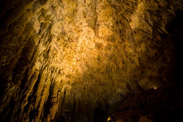 Stalactites inside cave