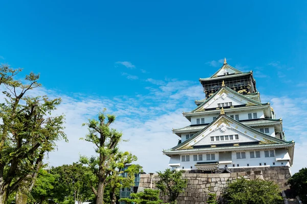 Osaka castle in Japan — Stock Photo, Image
