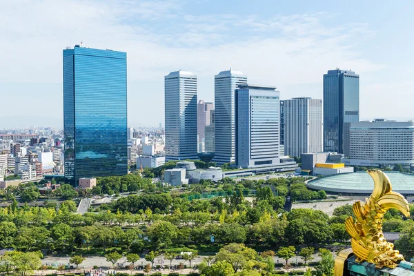 Güzel Osaka cityscape — Stok fotoğraf