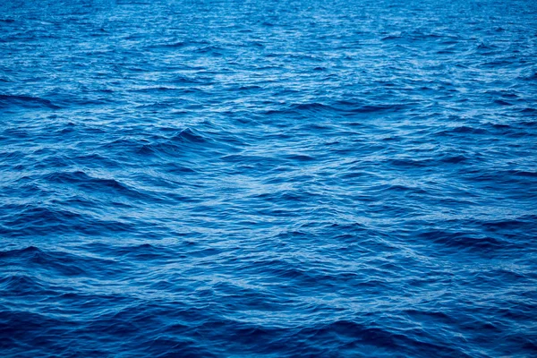 蓝色的海面和波 — 图库照片