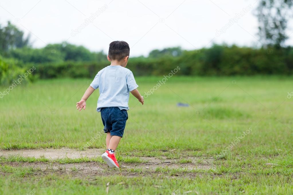 cute Asian little boy