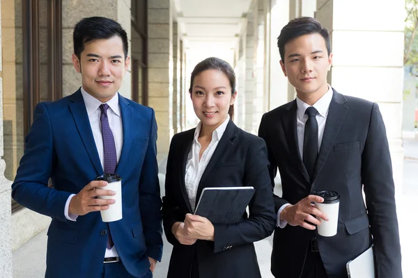 Asian business people at outdoor — Stock Photo, Image