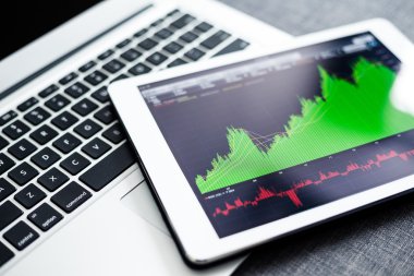 Borsa grafik tablet PC'de